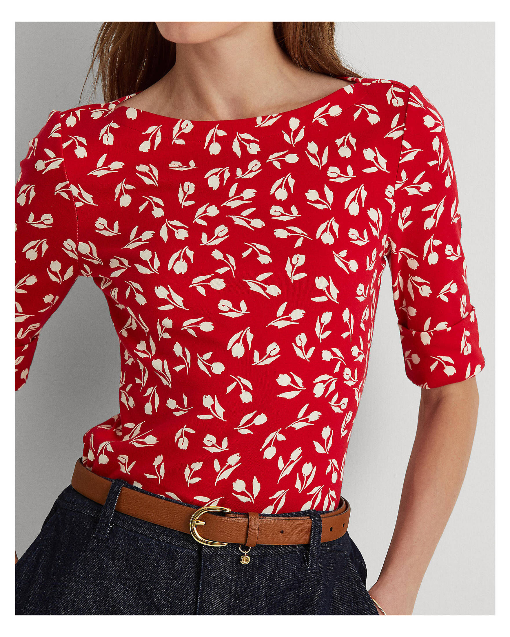 Lauren Ralph Lauren| Damen Shirt Halbarm