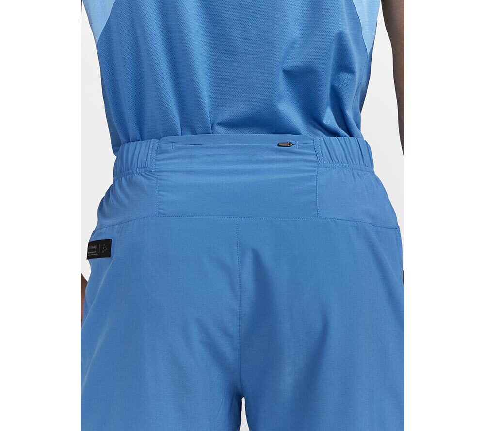 Craft PRO Hypervent Long Hardloopbroek Kort Blauw Heren
