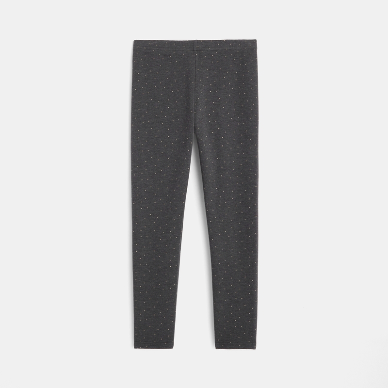 Legging chaud gris fille