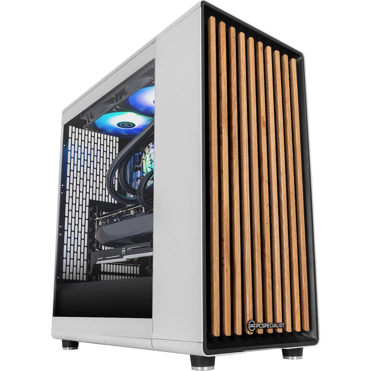 PCSpecialist North 200 i7/32/2000/4070 Ti Super (hvit)
