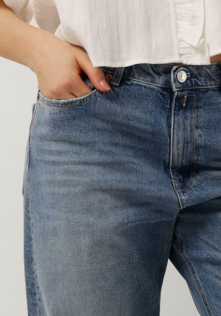 REPLAY blauwe replay wide jeans laelj pants