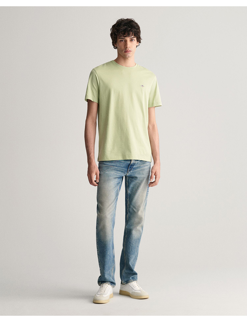 Regular Fit Shield Green T-Shirt