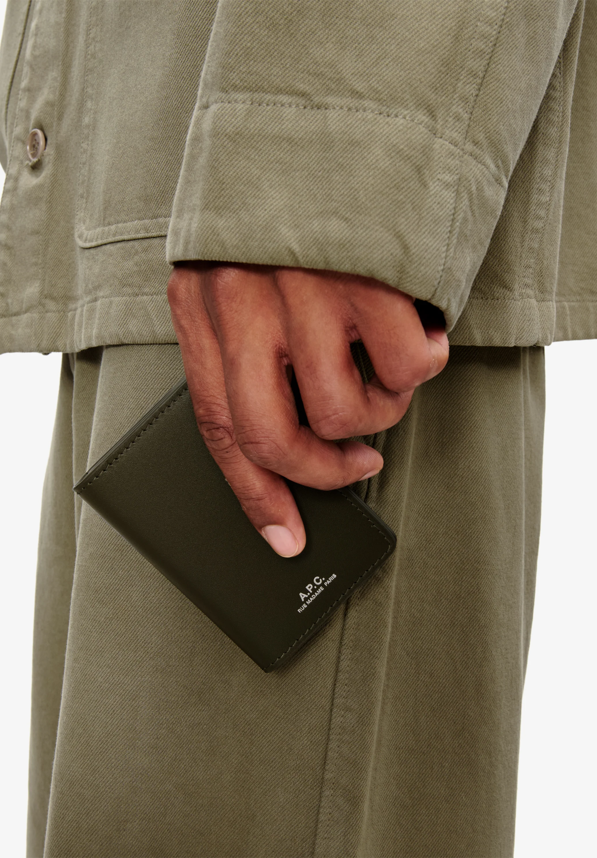 Porte-Carte Stefan - Kaki fonce