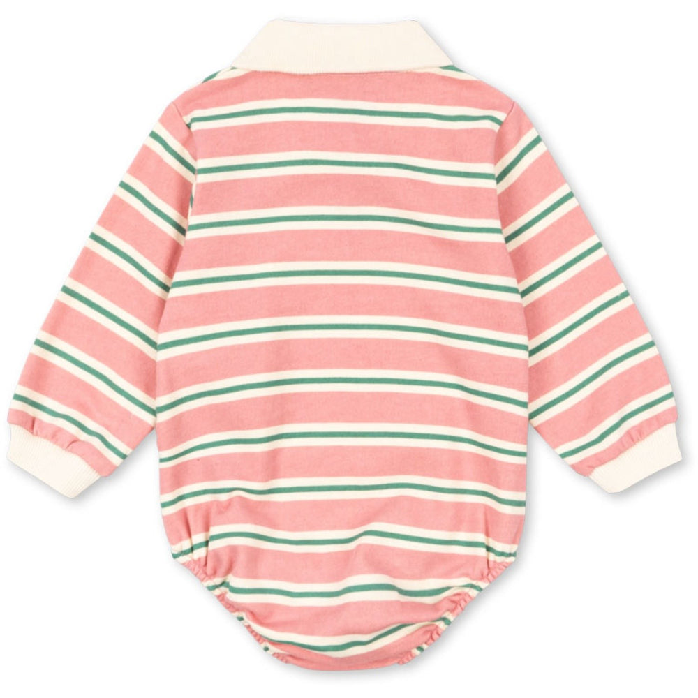 Køb Konges Sløjd Blush Bound Stripe Spotty Ls Romper Gots