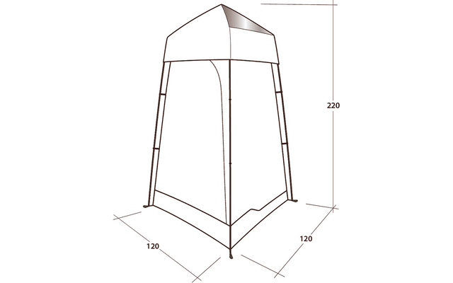 Outwell Seahaven Komfortstation Dusch- oder Toilettenzelt