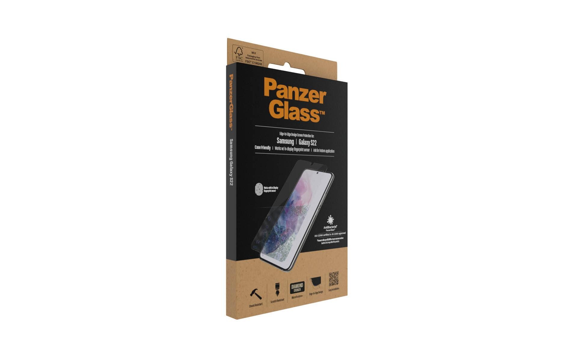 Displayschutz Case Friendly Fingerprint Galaxy S22Display-Schutzfolie für das Samsung Galaxy S22