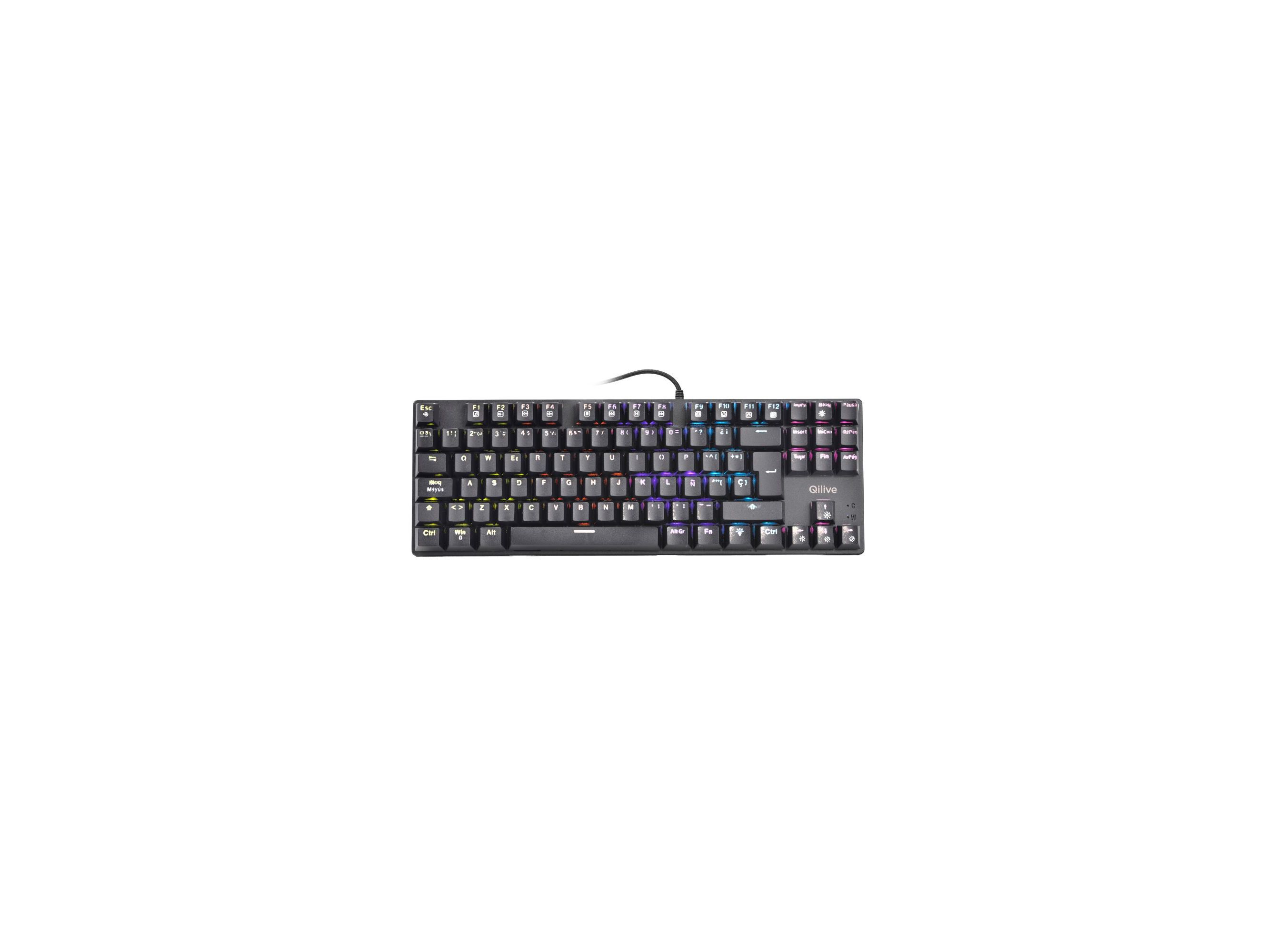TECLADO GAMING QILIVE 600148626 MECÂNICO Q.3611