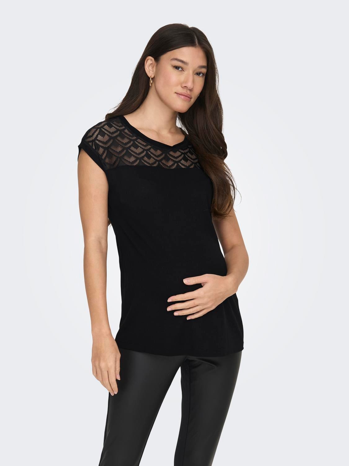 OLMNICOLE Top Black