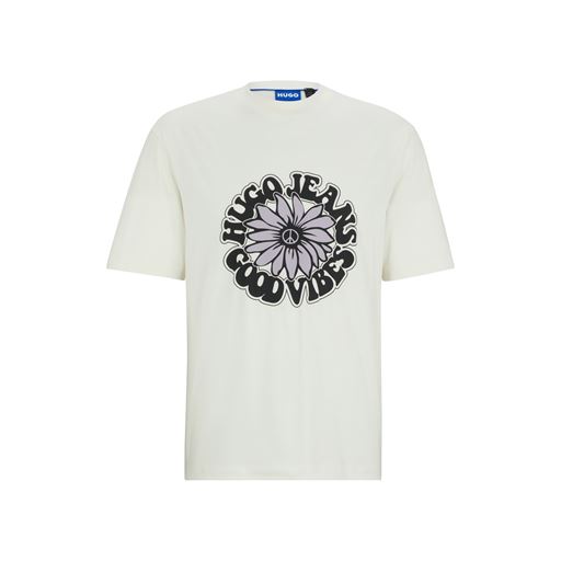 Hugo Blue Nune T-shirt, Open White, XS