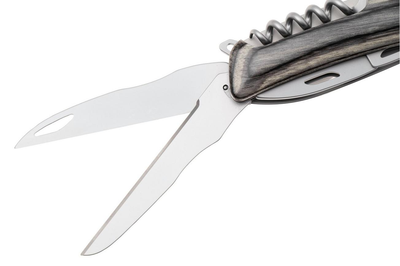 Swiza D07 R AM, KNR.0116.6510, Laminate Black, Zwitsers zakmes, 7 tools