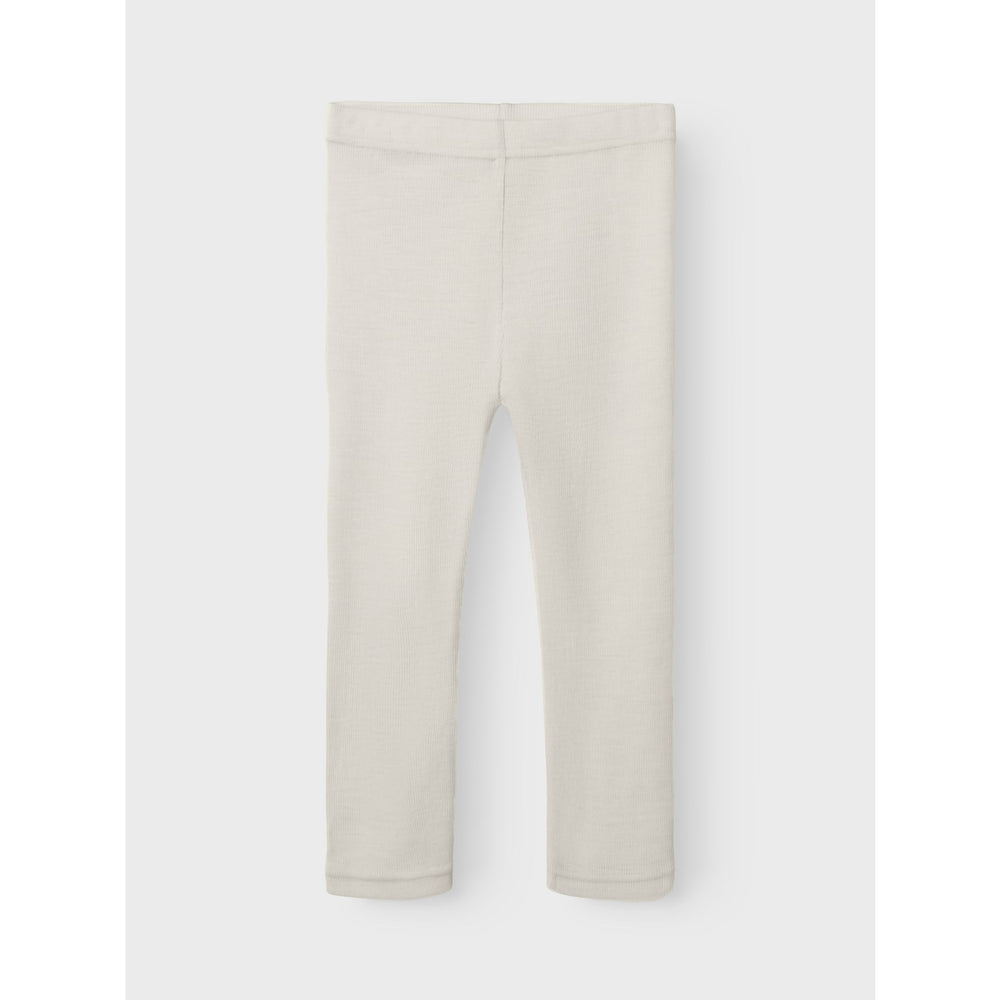 Køb Lil'Atelier Turtledove Melange Nmnnalu Rib Wo/Mo Slim Leggings Lil