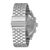 Nixon Time Teller Chrono Chrome / Black / Chrome Sunray