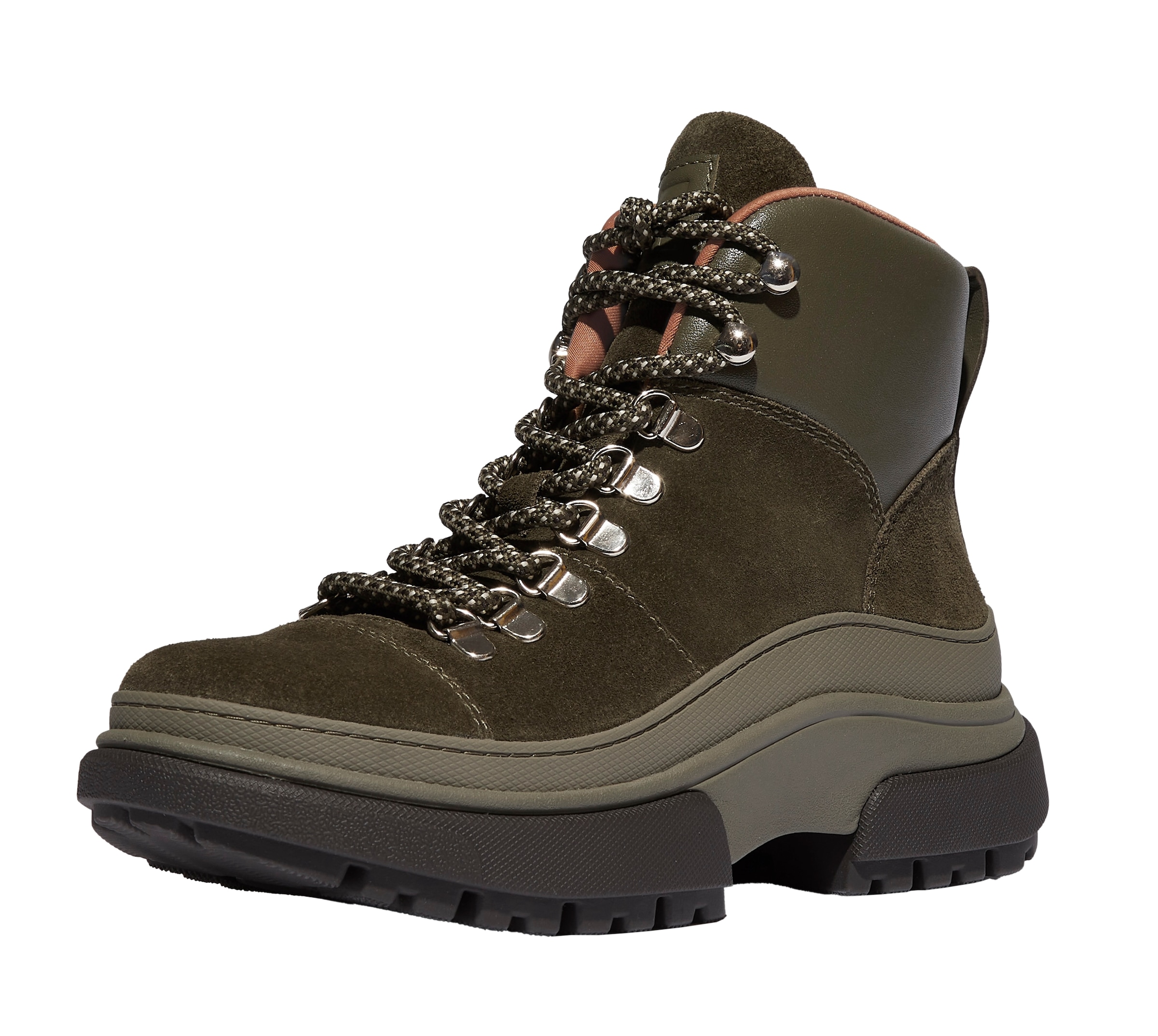 Fitflop Schnürboots »WYLDER SUEDE HIKER-LACE BOOTS«  Trekking Boots, Schnürstiefel mit robuster Plateausohle