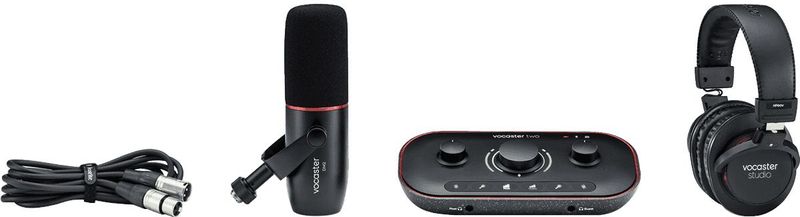 Focusrite Vocaster Two Studio - Audio interface podcasting set