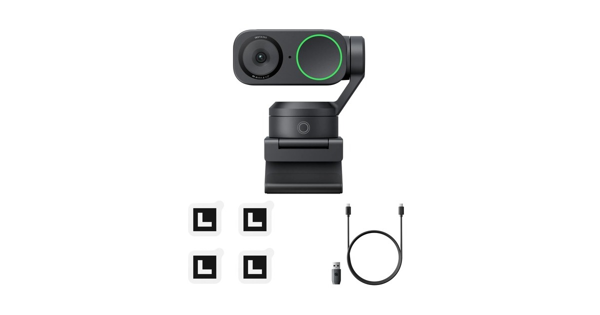 Insta360Link 2 webcam  (Zwart)