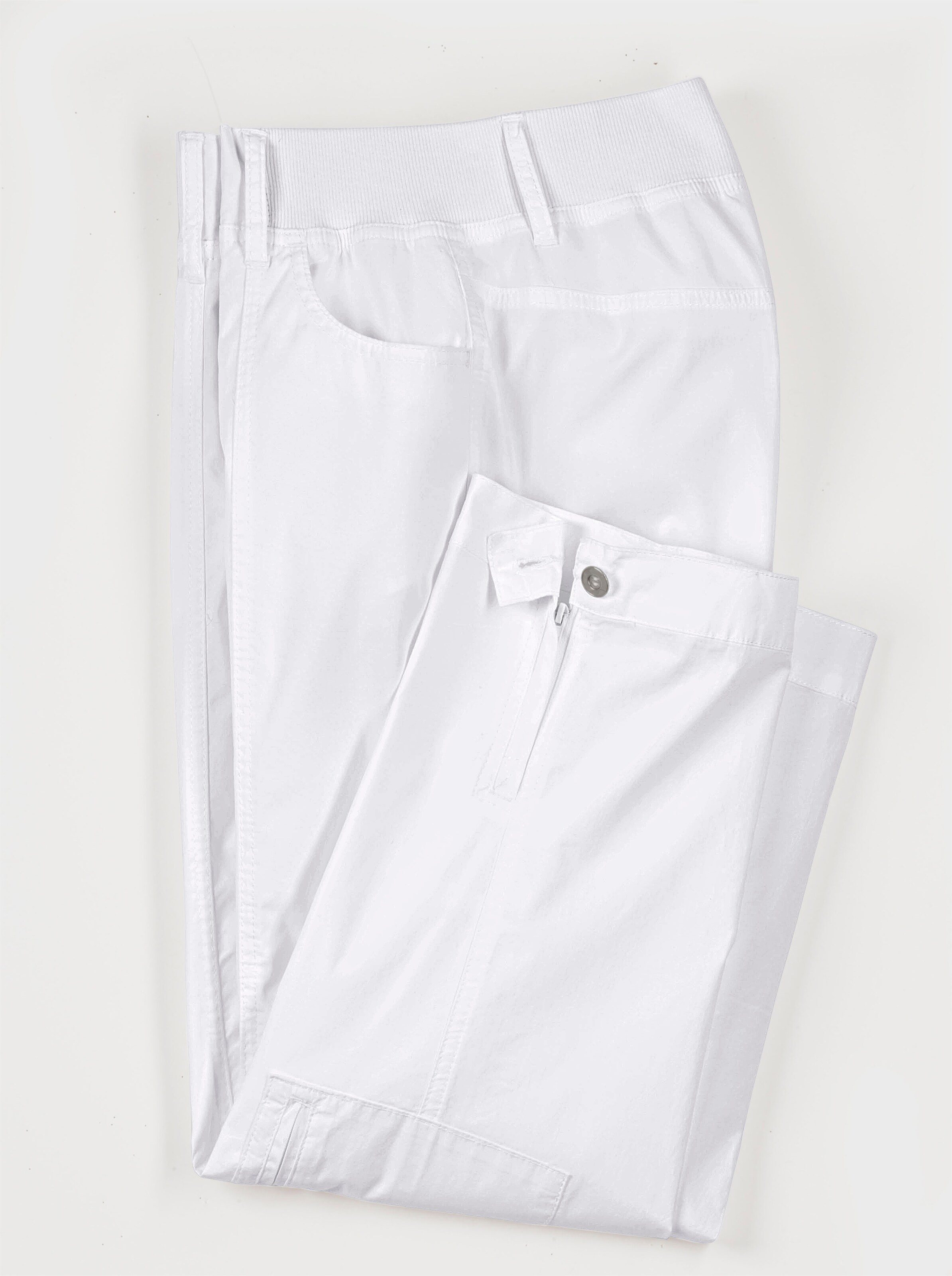 Stretch-Hose in weiß