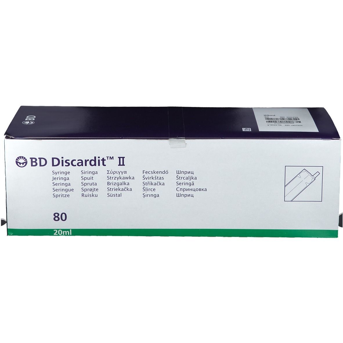 BD Discardit™ II Spritzen 80 x 20 ml