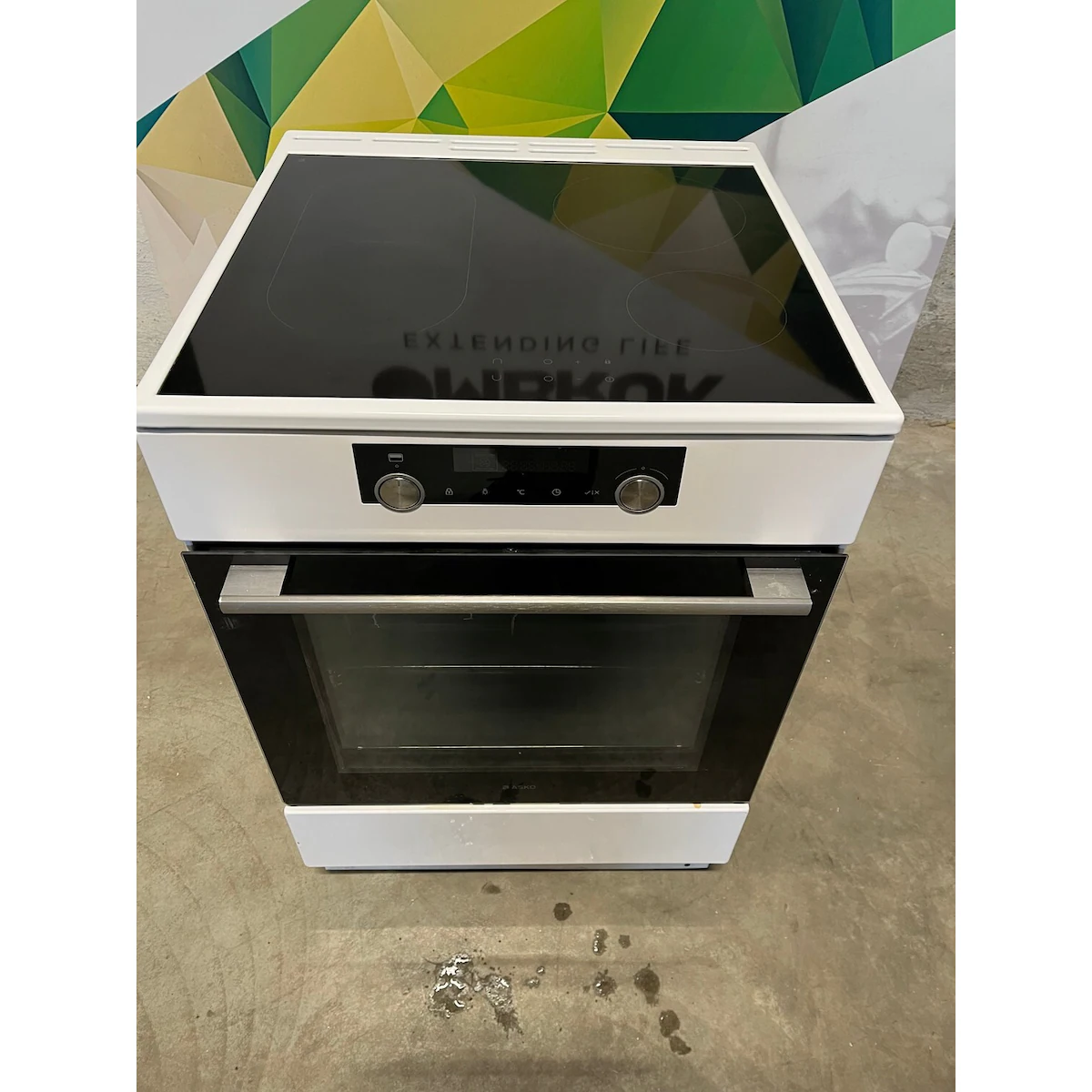 Asko induksjonskomfyr CI96374W - brukt