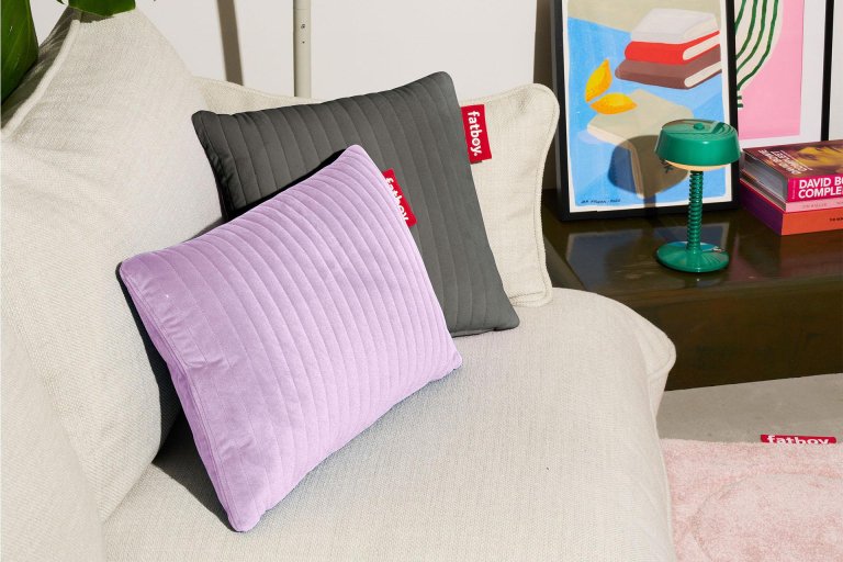 Fatboy Hotspot Pillow Line warmtekussen quadro 45x45 Lila