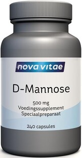 Nova Vitae D-Mannose 500mg Capsules 240CP