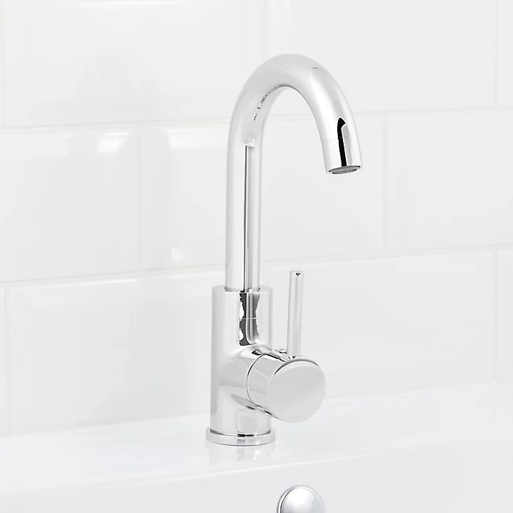 Mitigeur de lavabo chromé GoodHome Coggia