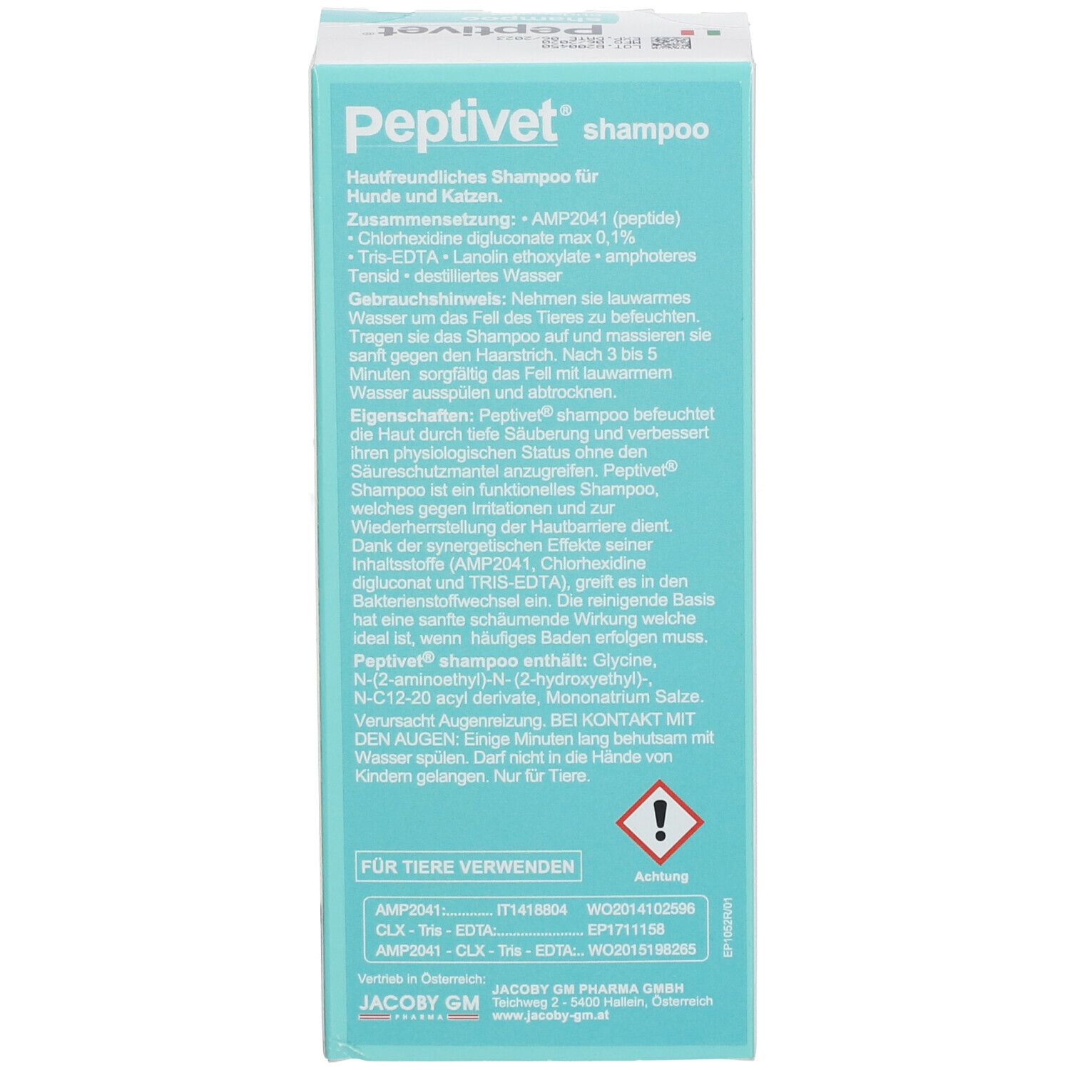 Peptivet® Shampoo für Hunde und Katzen