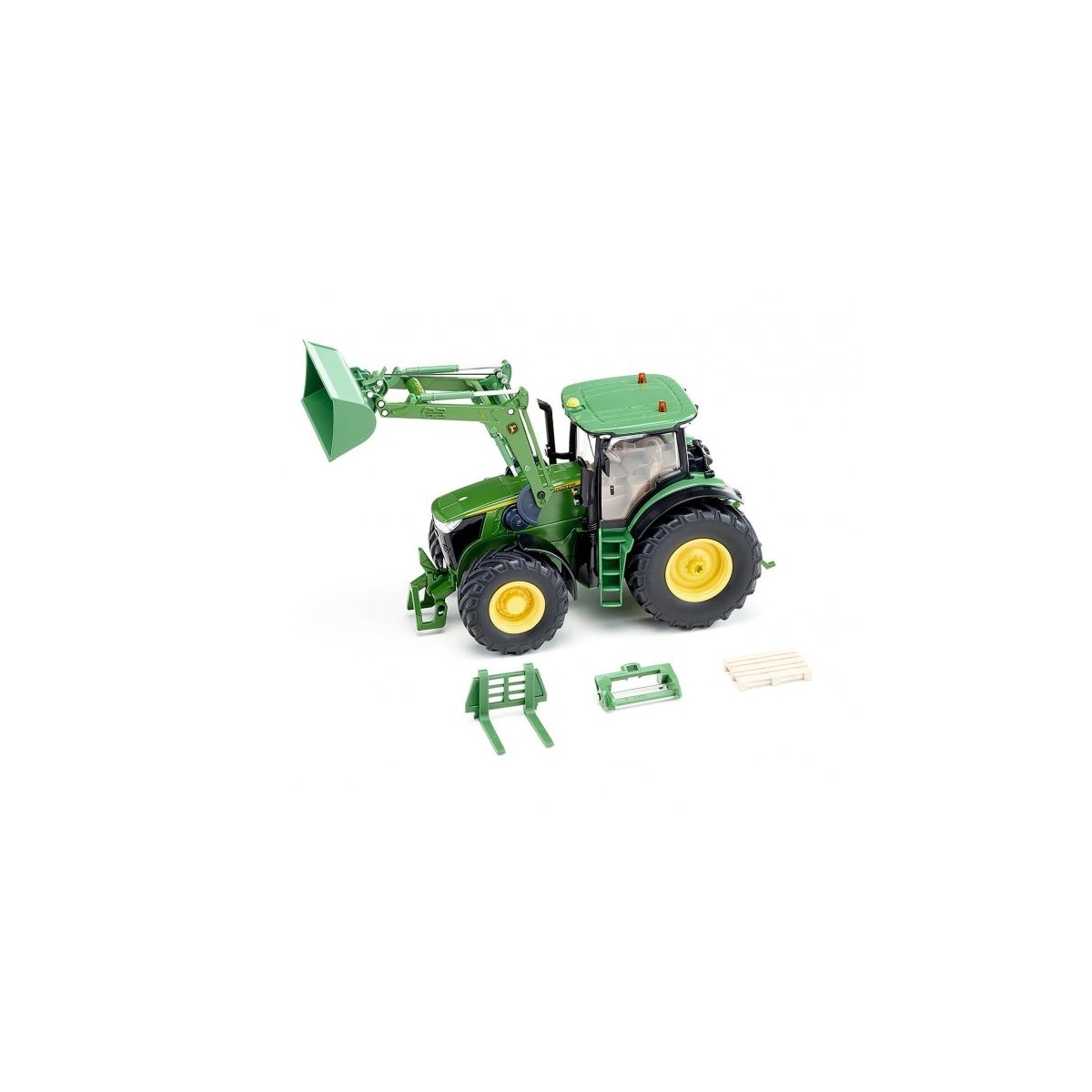 SIKU John Deere 7310R m. Frontlaster og BT - 1:32