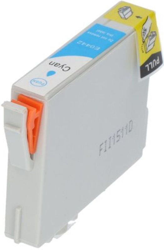 PrintAbout huismerk Inktcartridge T044 (C13T044240) Cyaan Geschikt voor Epson