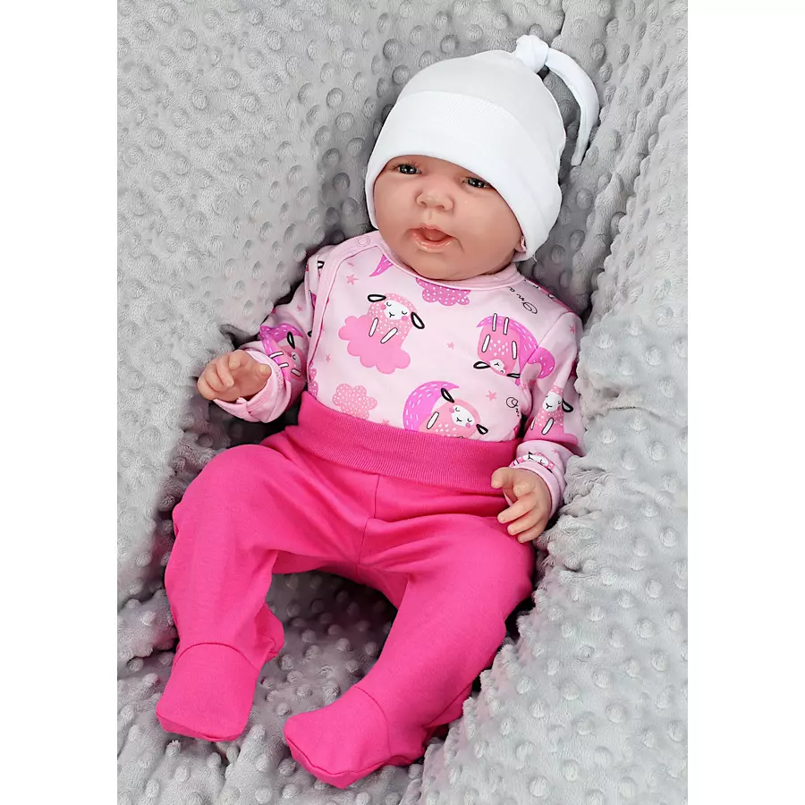 TupTam Baby Langarm Wickelbody 5er Pack rosarot