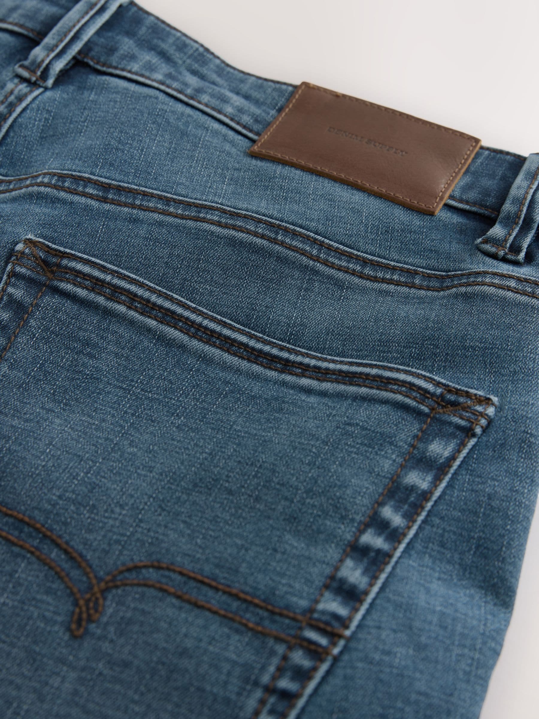 Lichtblauw - Straight fit - Motionflex jeans