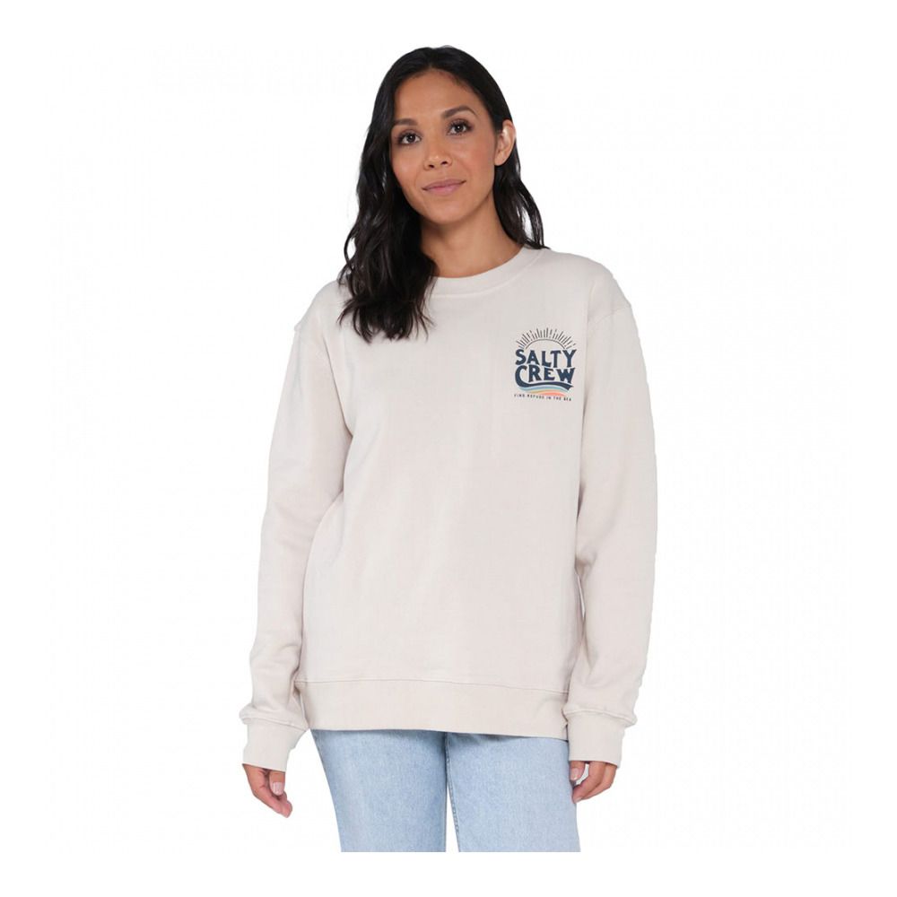 Salty Crew THE WAVE CREW - Sweat Femme natural