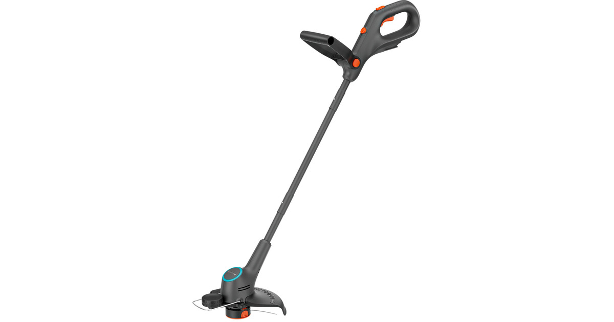 GARDENAGazontrimmer EasyTrim 25 18V grastrimmer  (Grijs/turquoise, Accu en oplader niet inbegrepen)