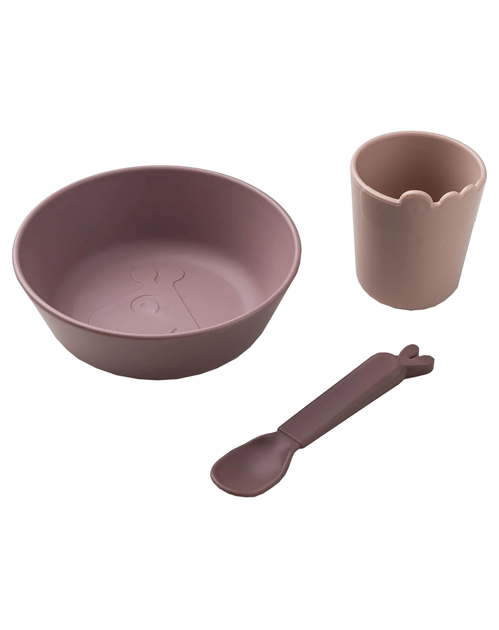 Geschirr-Set KIDDISH FIRST MEAL 3-teilig in rosa
