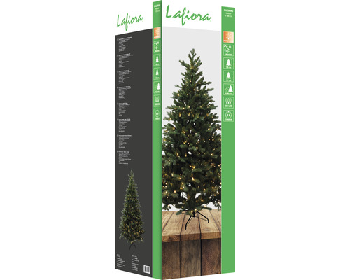 Kunstkerstboom, Lafiora Salzburg, verlicht, H 185 cm, groen, incl. LED