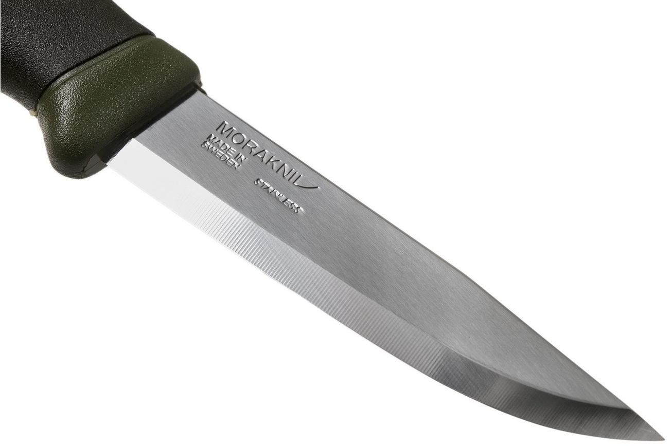 Mora Companion MG stainless groen, bushcraftmes