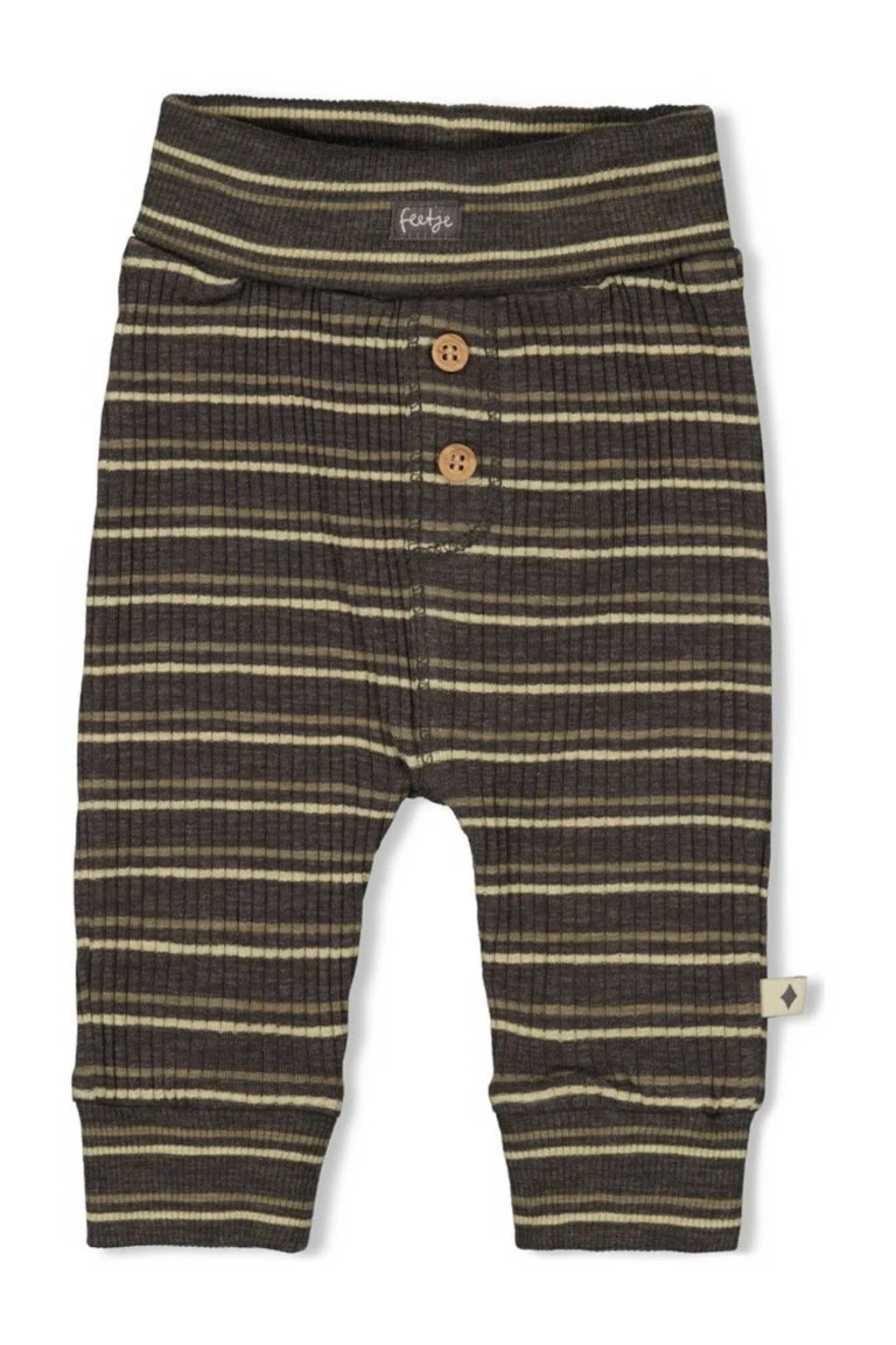 Feetje casual broek Rawrsome grijsbruin