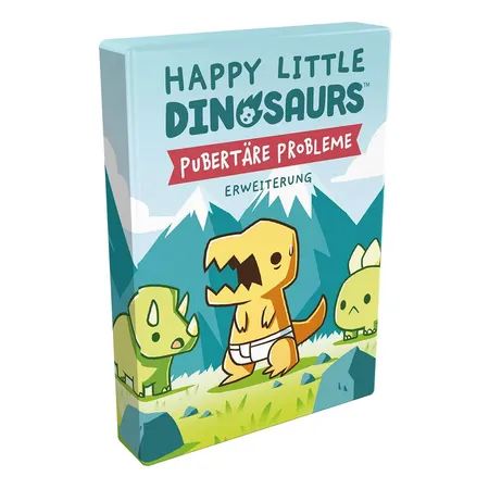 Asmodee Unstable Games Happy Little Dinosaurs - Pubertäre Probleme [Erweiterung]