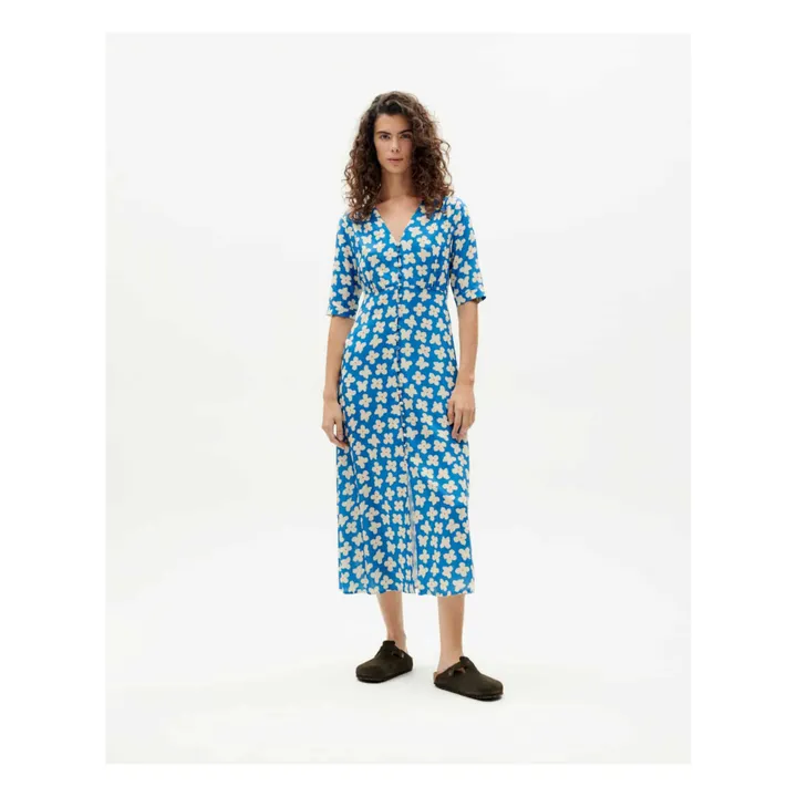 Thinking Mu Robe Camelia Butterfly | Bleu