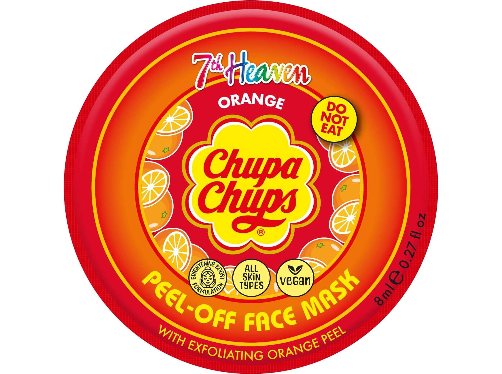 MÁSCARA 7TH HEAVEN CHUPA CHUPS LARANJA 8ML
