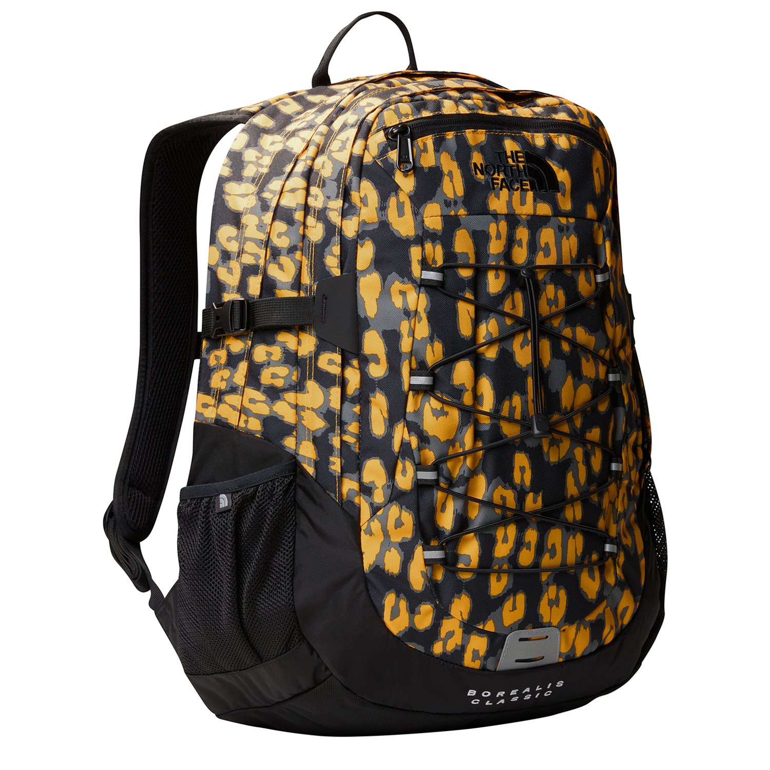 The North Face Borealis Classic summit gold/leopard print