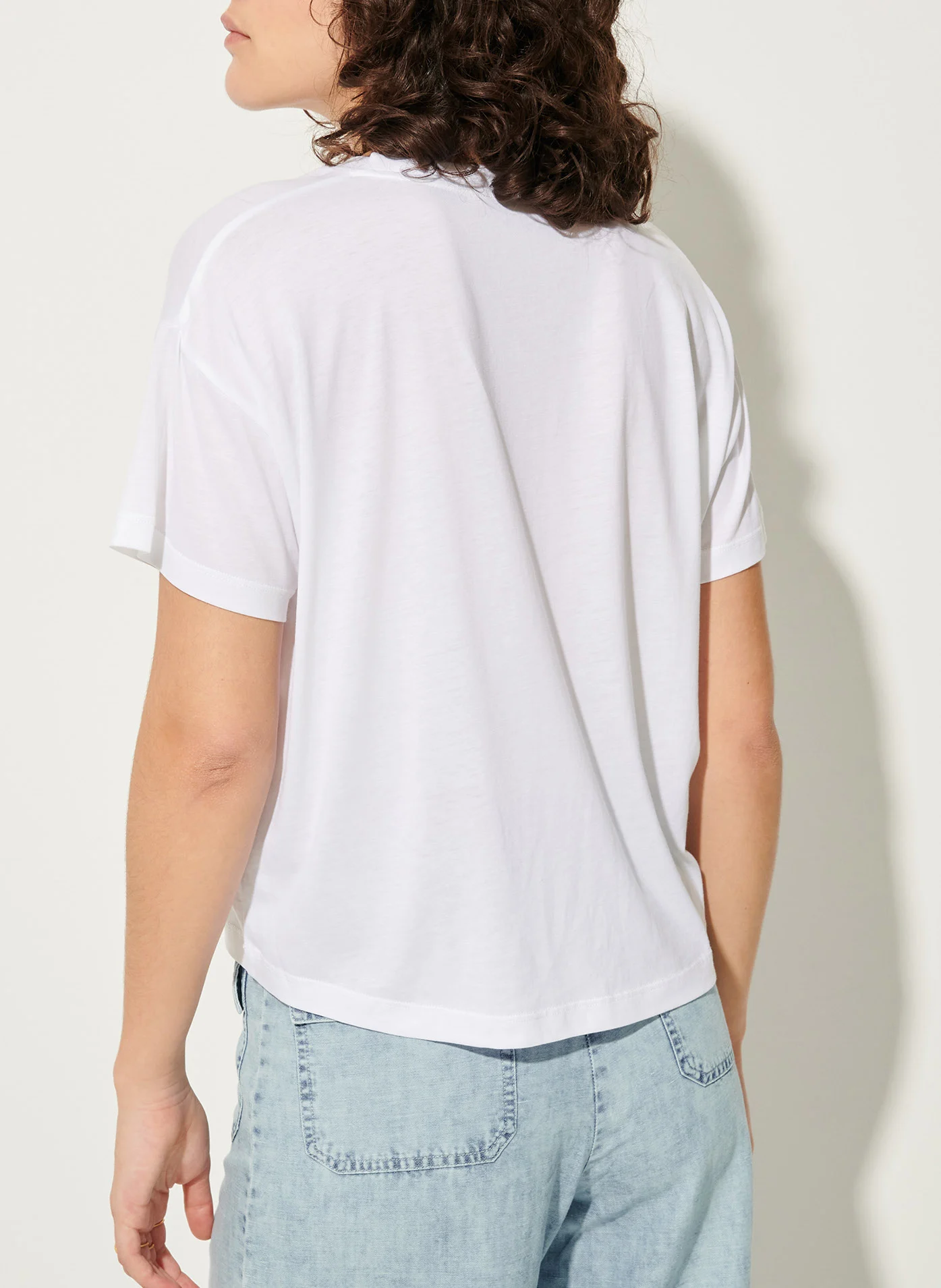 TOO - Tee-shirt oversize col rond | Blanc