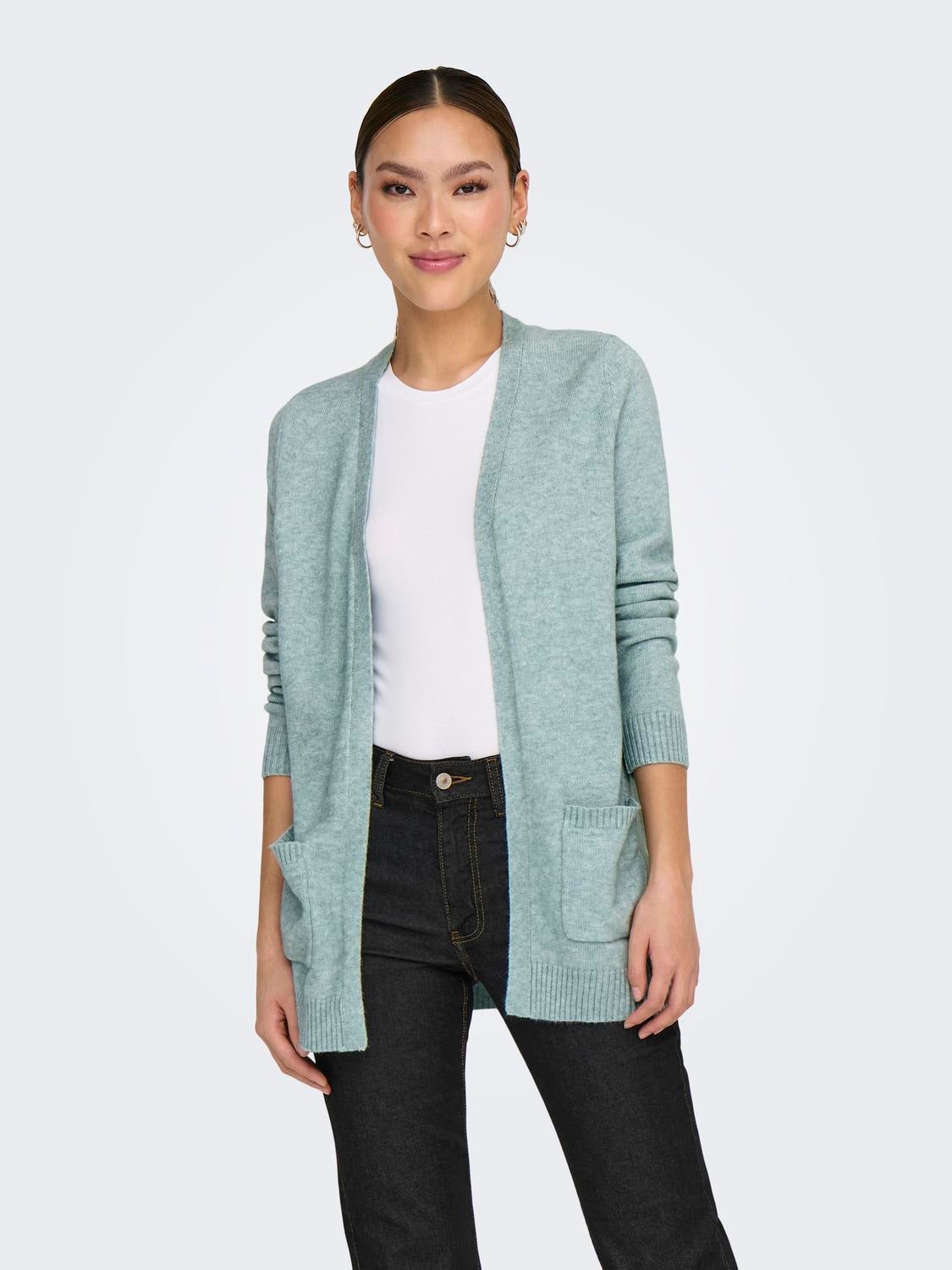 ONLLESLY Strickjacke Gray Mist