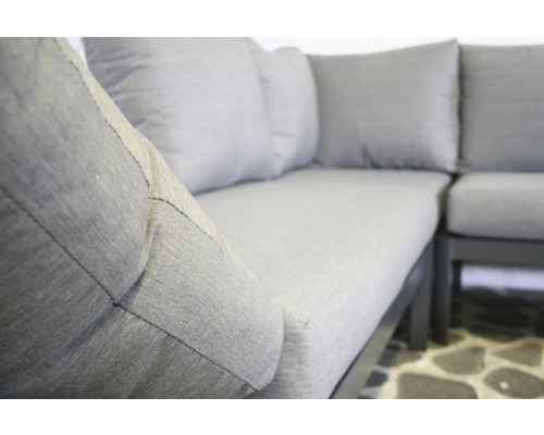 Loungeset tuin lounge lounge zitgroep Leroy aluminium 5 zits 2 delig alu