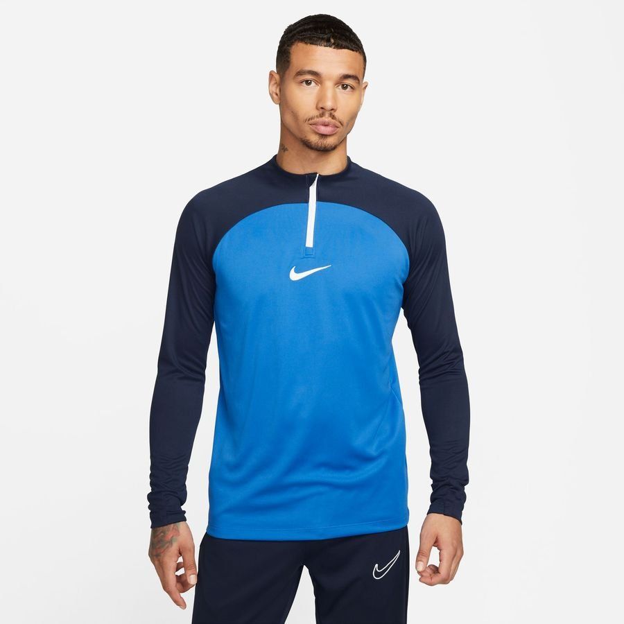 Nike Maillot d'Entraînement Dri-FIT Academy Pro Drill - Bleu/Bleu Foncé/Blanc