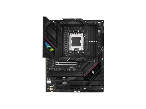 ASUS ROG Strix B650E-F Gaming WiFi - Bundkort - ATX - Socket AM5 - AMD B650 Chipset - USB-C 3.2 Gen 2x2, USB-C 3.2 Gen2, USB 3.2 Gen 2, USB 3.2 Gen 1 - 2.5 Gigabit LAN, Wi-Fi 6, Bluetooth - onboard grafik (CPU påkrævet) - HD Audio (8-kanaler)