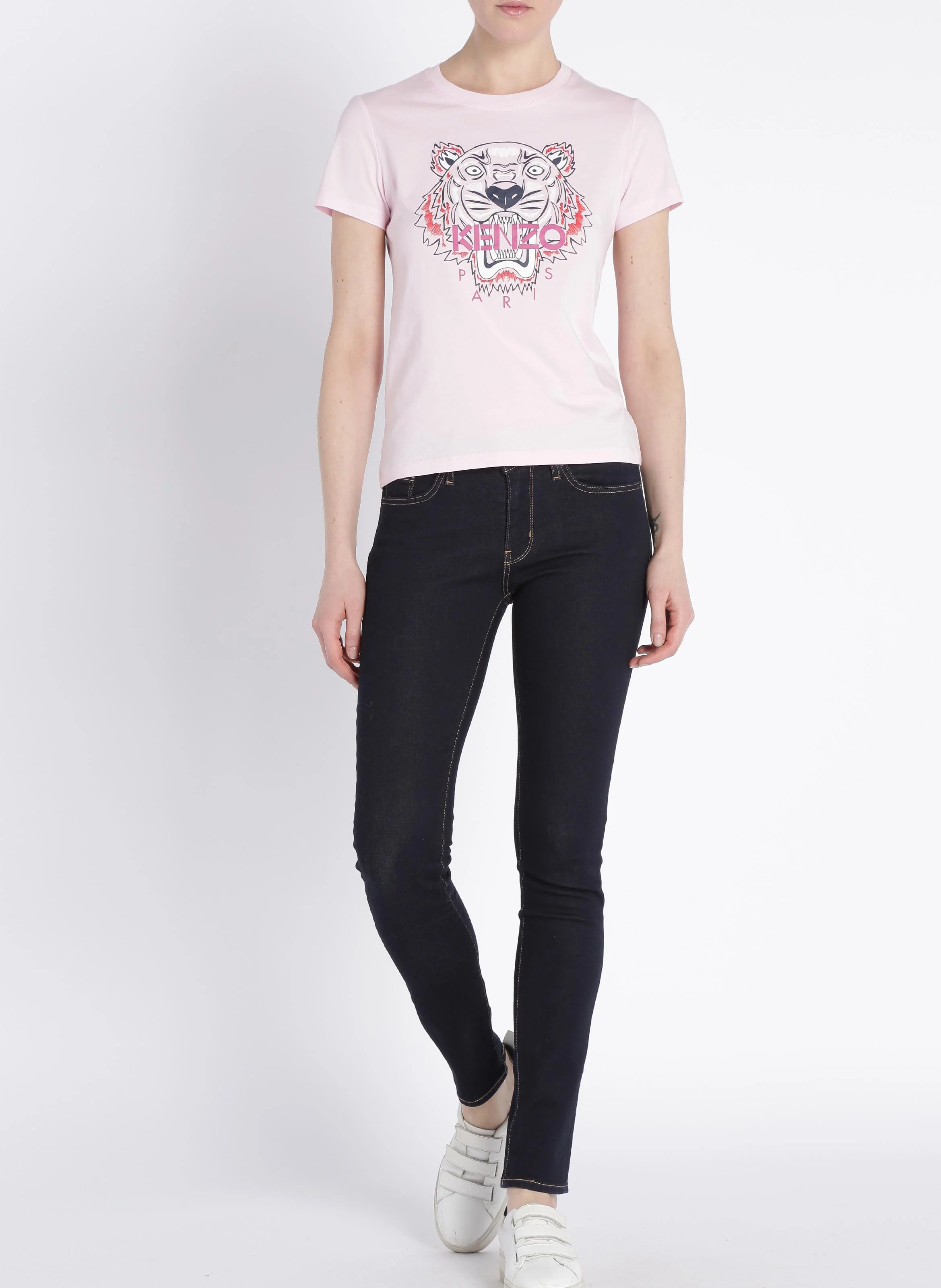711 SKINNY - Jean skinny taille mi-haute en coton mélangé | Jean brut