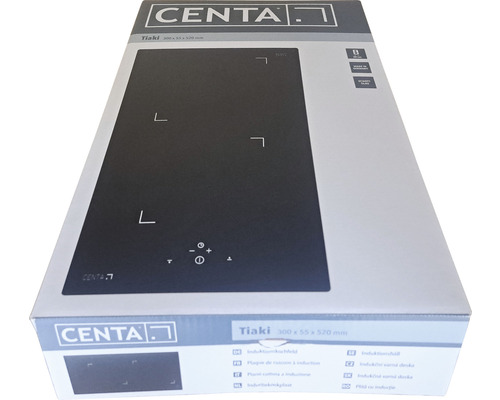 CENTA Inductiekookplaat TIAKI Frameloos 30 x 52 cm 2 kookzones