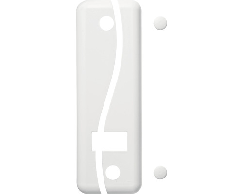 Afdekplaat Duo Schellenberg 53802, 16 cm, wit