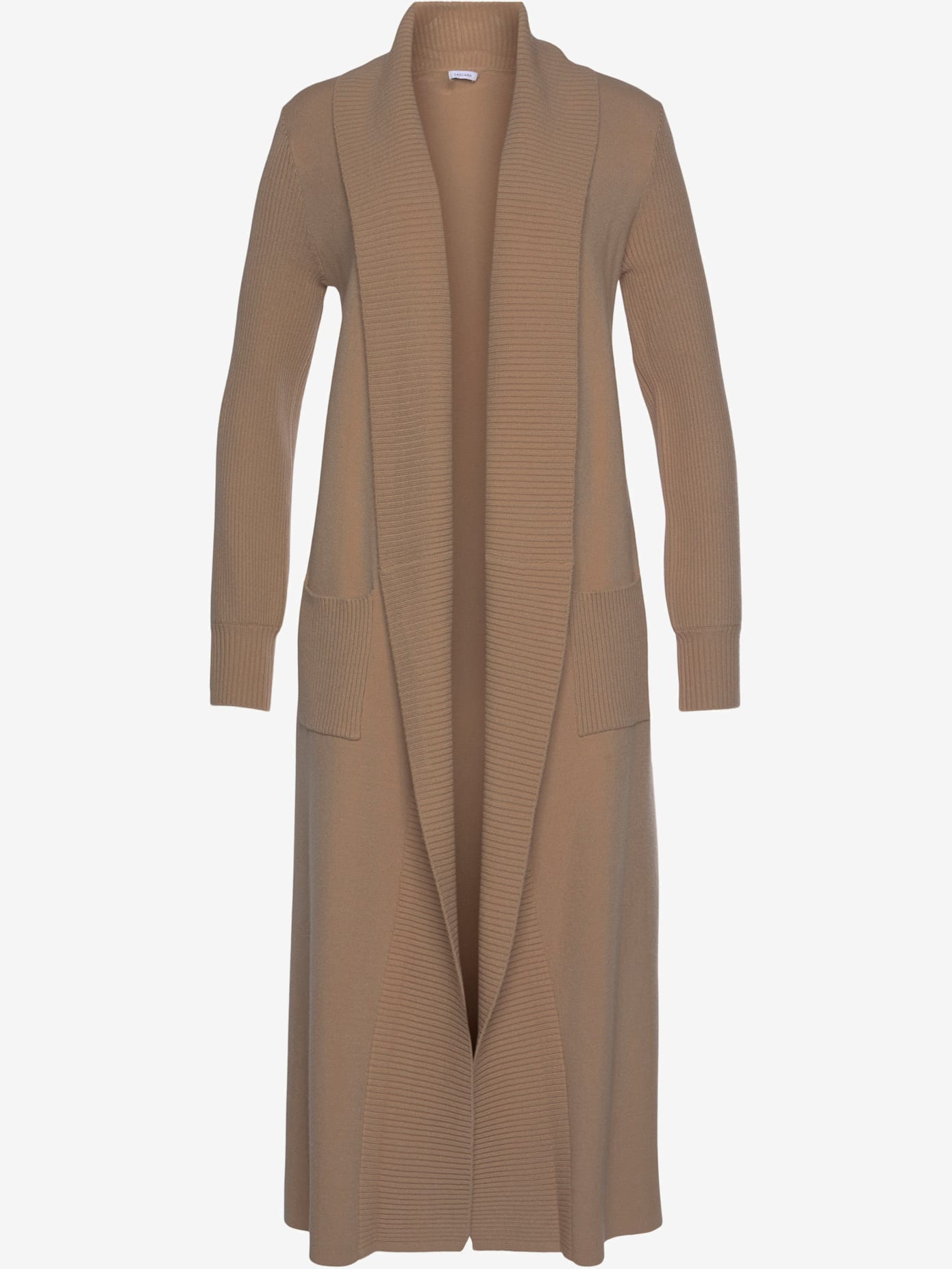 Veste en tricot long manteau en tricot en mélange de viscose
