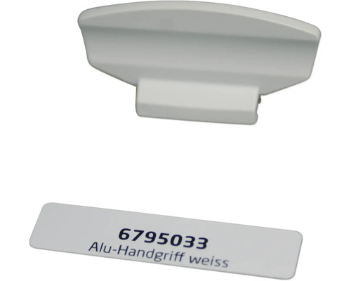 Handgreep voor BB-modellen van aluminium, wit
